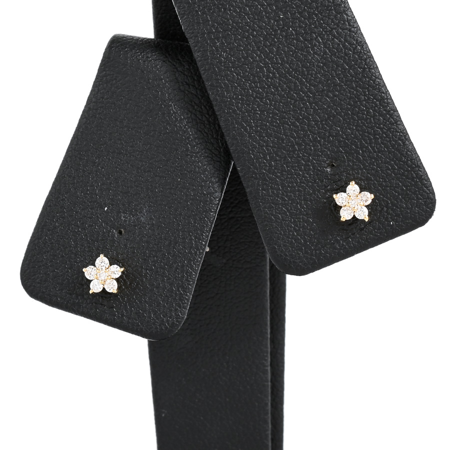 【中古A品】  ポンテヴェキオ ダイヤ ピアス   K18イエローゴールド 横浜関内店