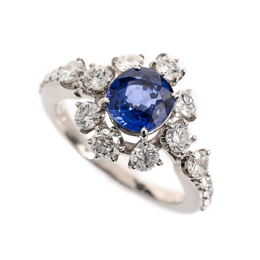 【中古A品】  ノンブランドジュエリー サファイア リング   プラチナ950 横浜関内店