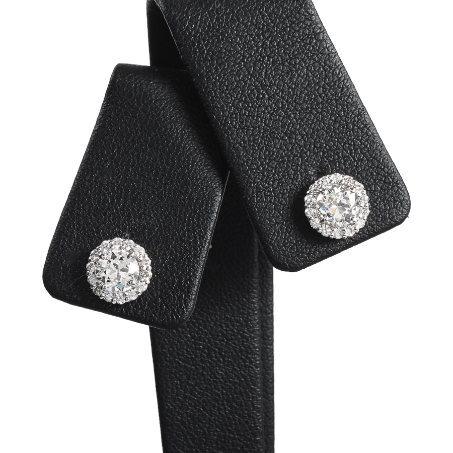 【中古A品】  ノンブランドジュエリー ダイヤ ピアス   Pt950/900 元町本店