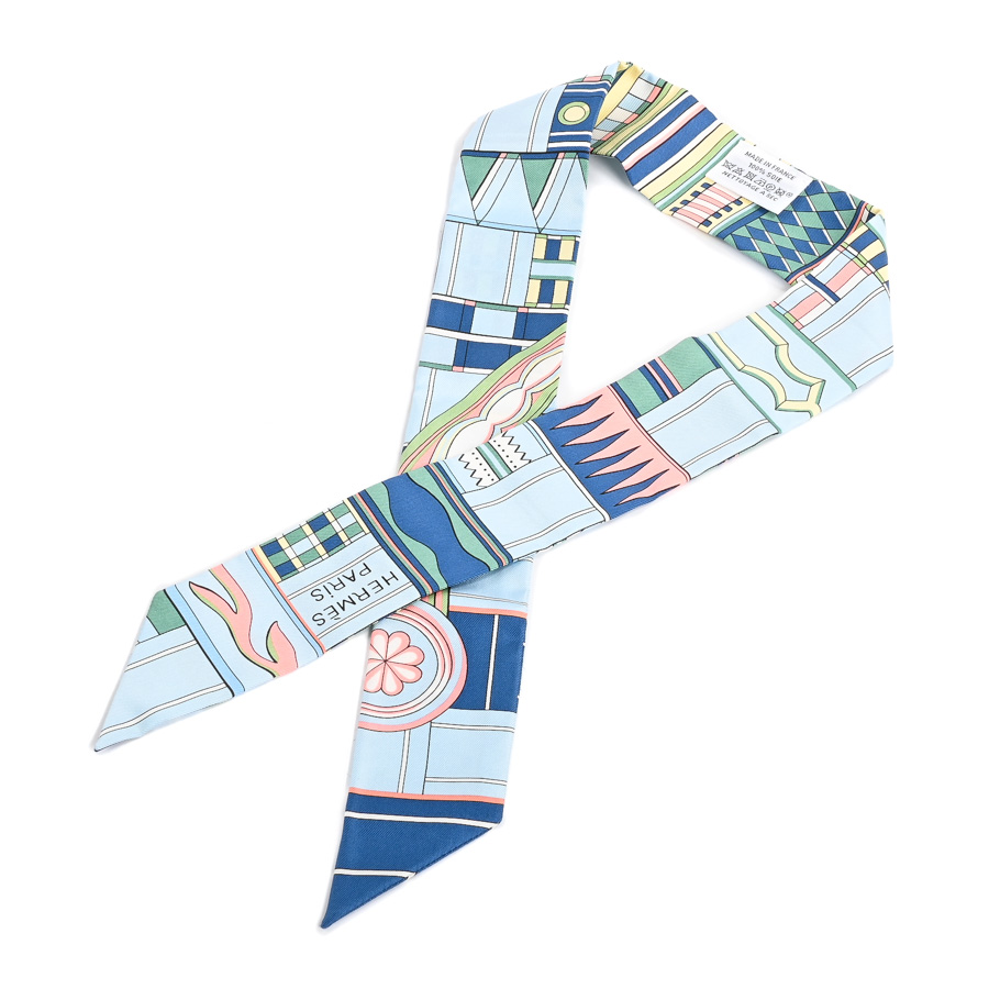 【中古A品】  エルメス ツイリー   シルク 元町本店