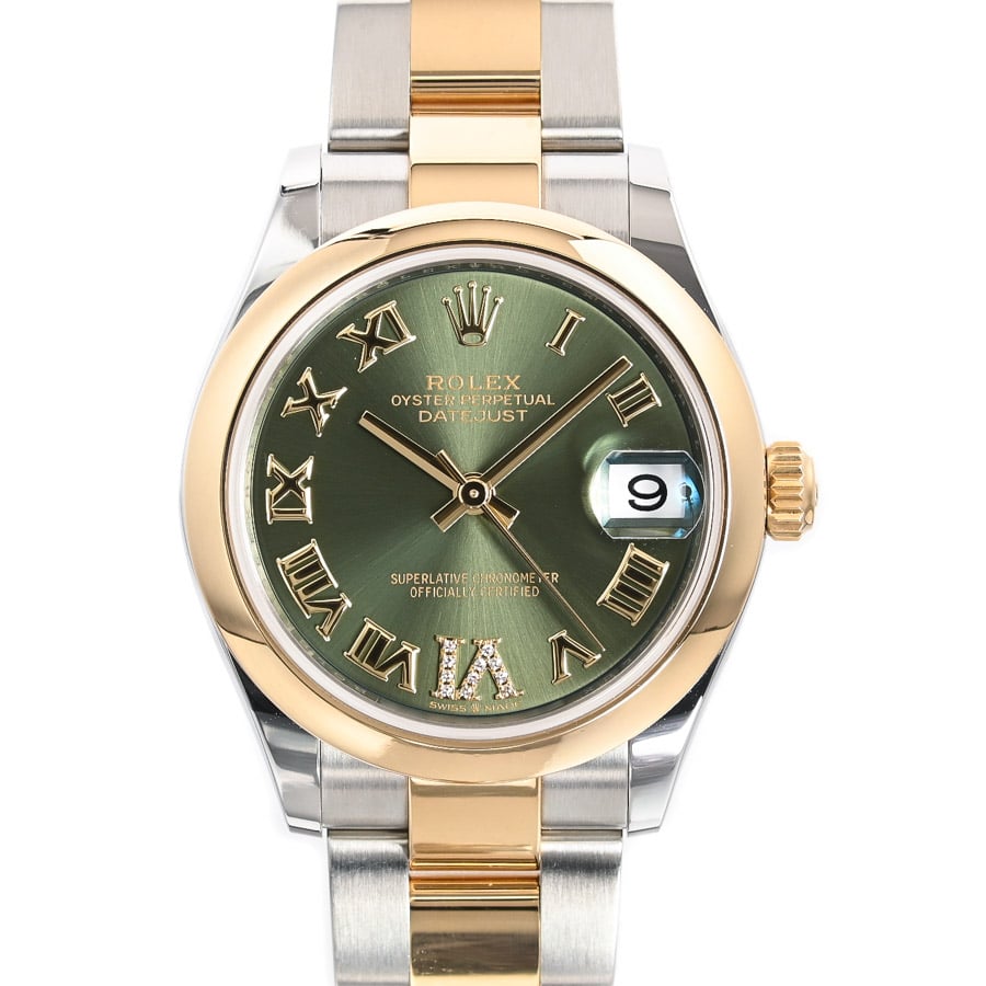 【中古A品】  ロレックス デイトジャスト31  278243/OYS ステンレス/イエローゴールド THE YOKOHAMA FRONT