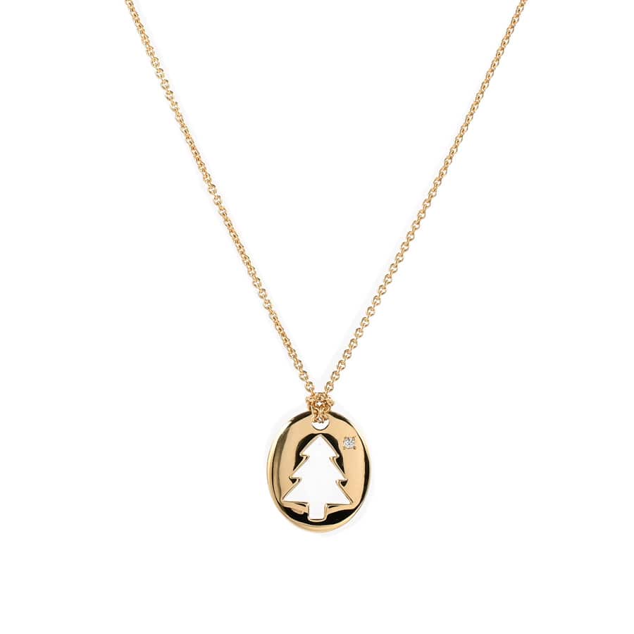 【中古A品】  ミキモト ダイヤ ネックレス   K18イエローゴールド(K18YG) 元町本店