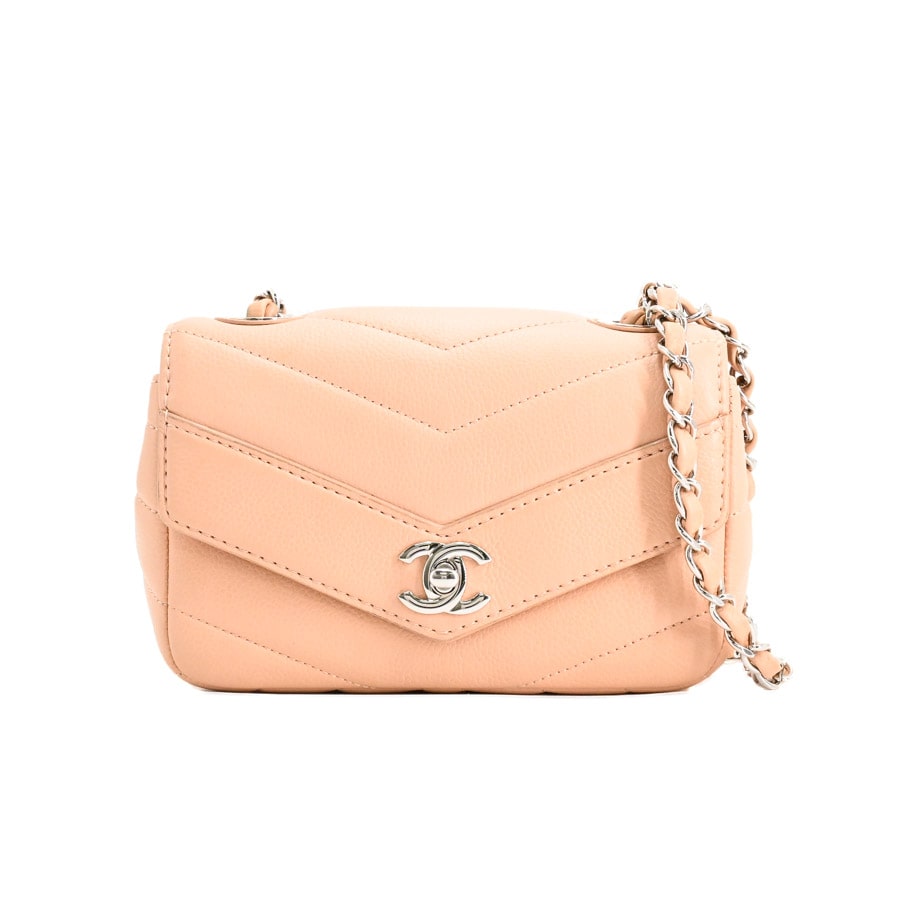 【中古AB品】  シャネル チェーンショルダーバッグ   キャビア 元町本店