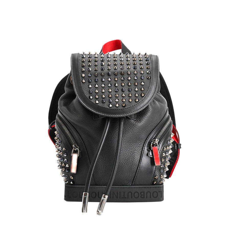 【中古A品】  クリスチャンルブタン エクスプローラーファンクミニ  3215038 型押しレザー 新宿歌舞伎町店