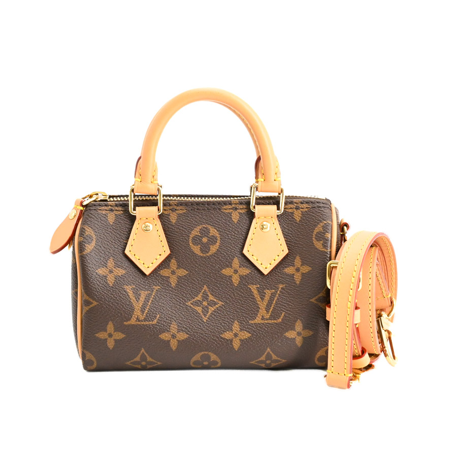 【中古A品】  ルイヴィトン ナノスピーディ モノグラム M81085  銀座