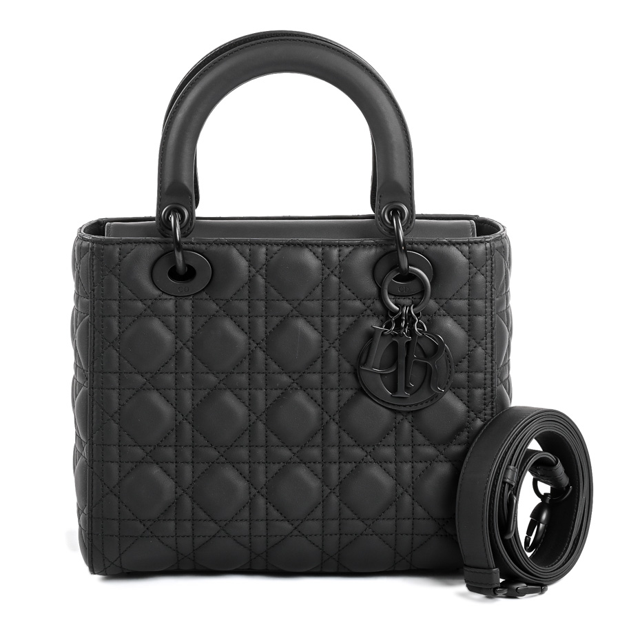 【中古A品】  ディオール レディディオールミディアム  M0565SLOI_M989 カーフ 元町本店