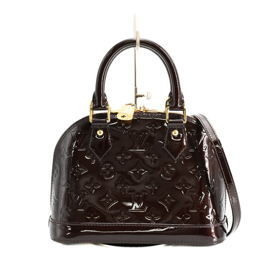 【中古AB品】  ルイヴィトン アルマBB モノグラムヴェルニ M91678  新宿歌舞伎町店