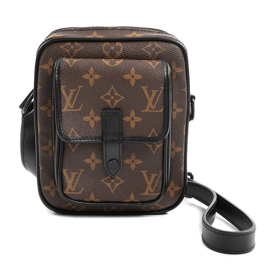 【中古A品】  ルイヴィトン クリストファーウェアラブルウォレット モノグラムマカサー M69404  元町本店