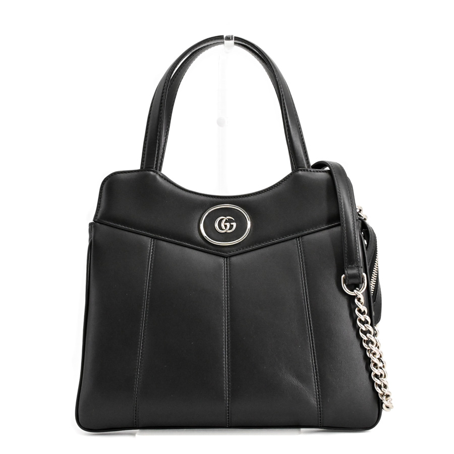 【中古A品】  グッチ PETITE GGハンドバッグ  745918 カーフ 横浜関内店