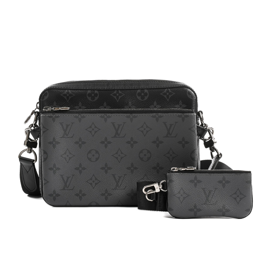 【中古A品】  ルイヴィトン トリオメッセンジャー モノグラムエクリプス M69443  新宿歌舞伎町店