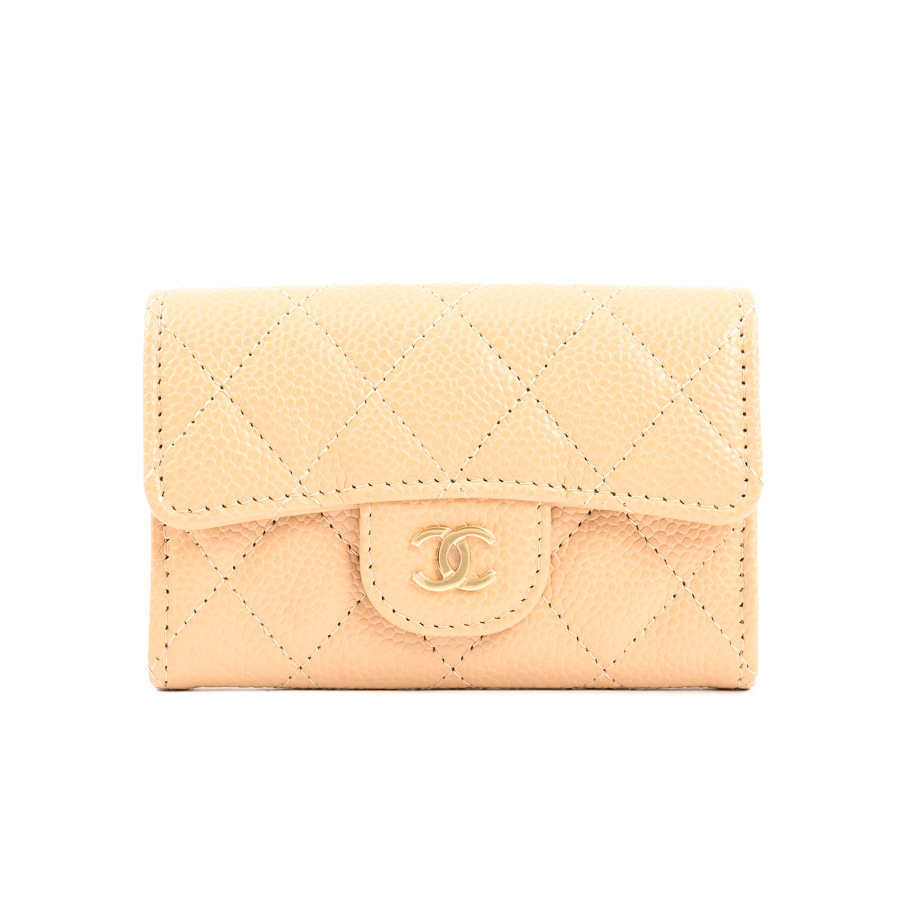 【未使用品】  シャネル クラシックフラップカードケース  AP0214 キャビア 銀座