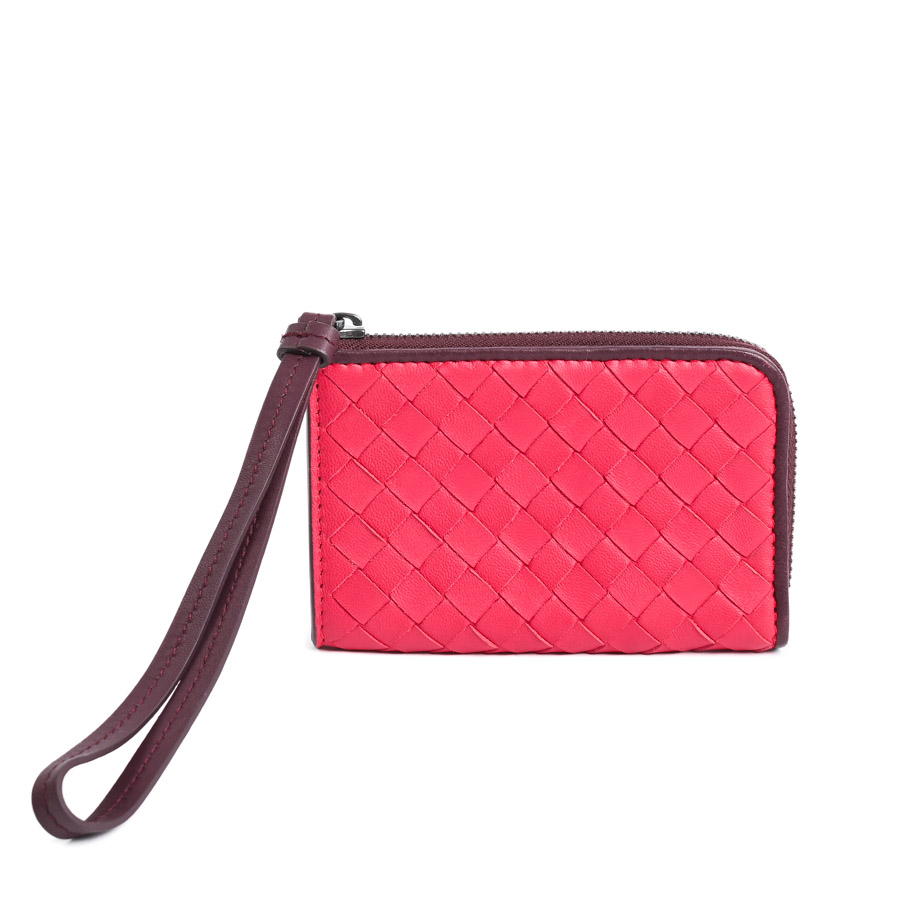 【中古A品】  ボッテガヴェネタ ジップコインケース  244825 イントレチャート 横浜関内店