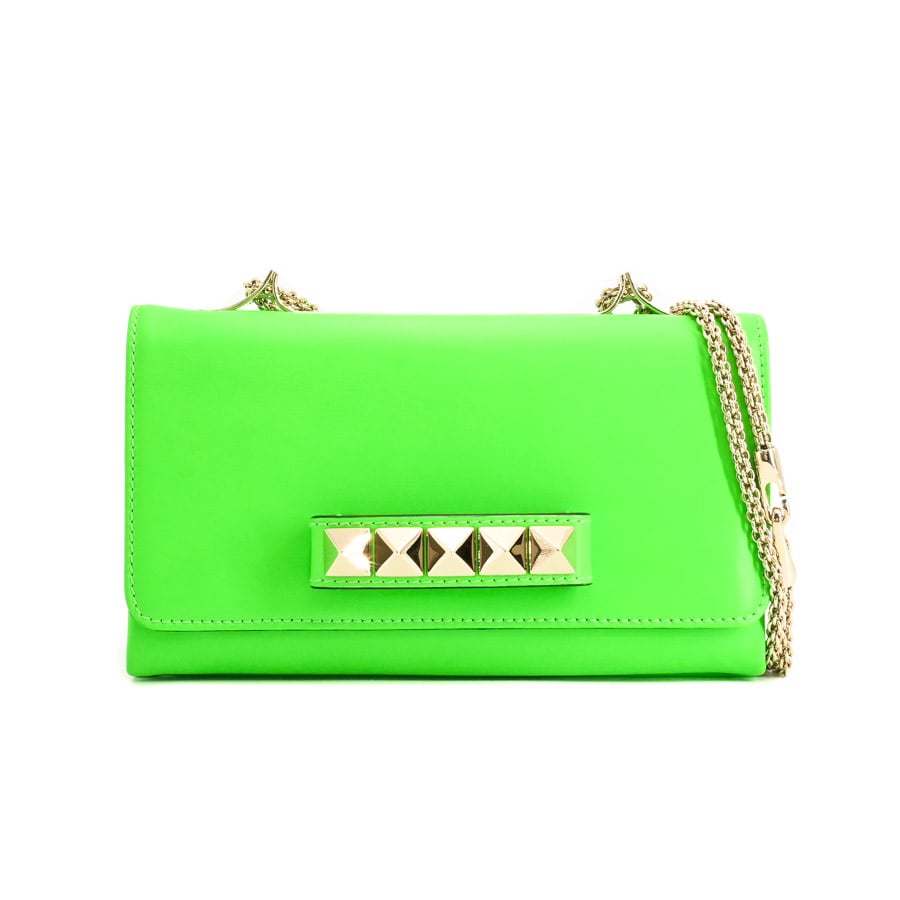 【中古A品】  ヴァレンチノ チェーンショルダー   カーフ 新宿歌舞伎町店