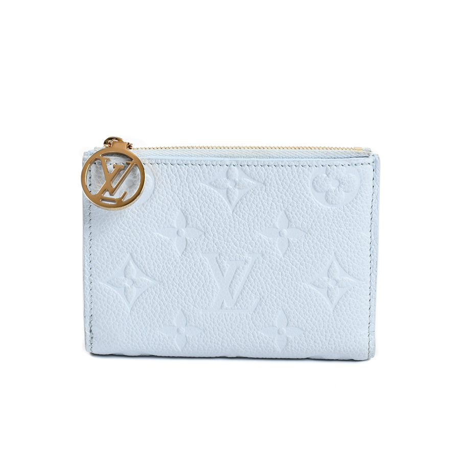 【中古A品】  ルイヴィトン ポルトフォイユリサ モノグラムアンプラント M82587  銀座