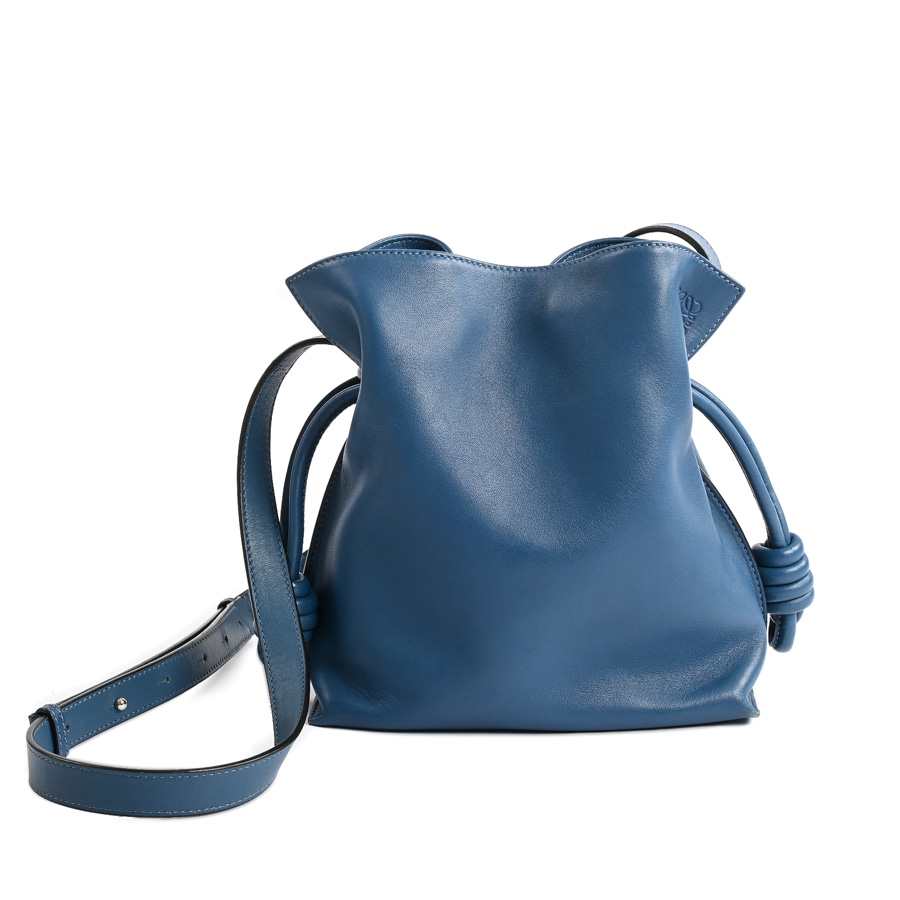 【中古AB品】  ロエベ フラメンコノットショルダー   カーフ 元町本店