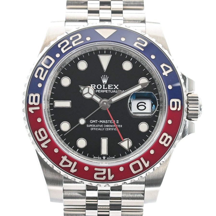 【中古A品】  ロレックス GMTマスター2  126710BLRO/J ステンレス 銀座
