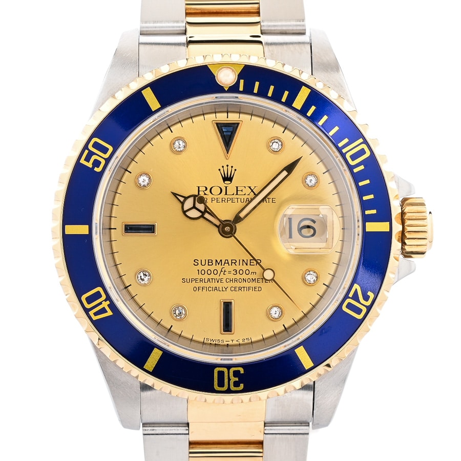 【中古A品】  ロレックス サブマリーナー  16613SG ステンレス/イエローゴールド 元町本店