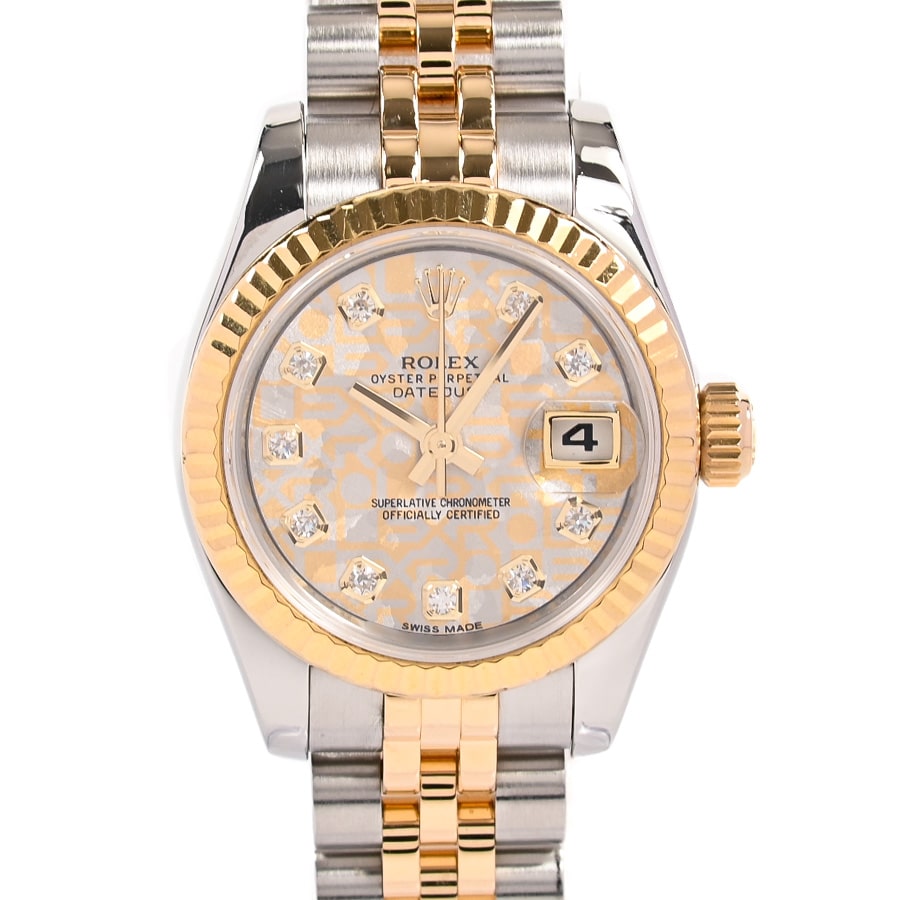 【中古A品】  ロレックス デイトジャスト  179173G ステンレス/イエローゴールド THE YOKOHAMA FRONT