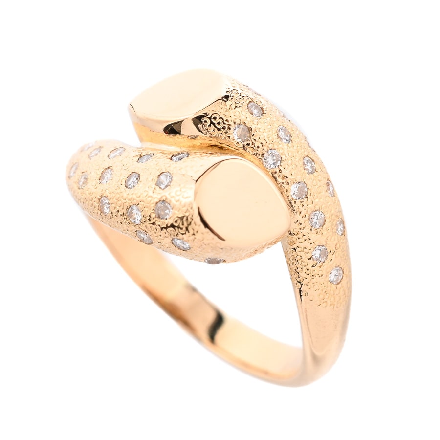 【中古A品】  ノンブランドジュエリー ダイヤ リング   K18YG 横浜関内店