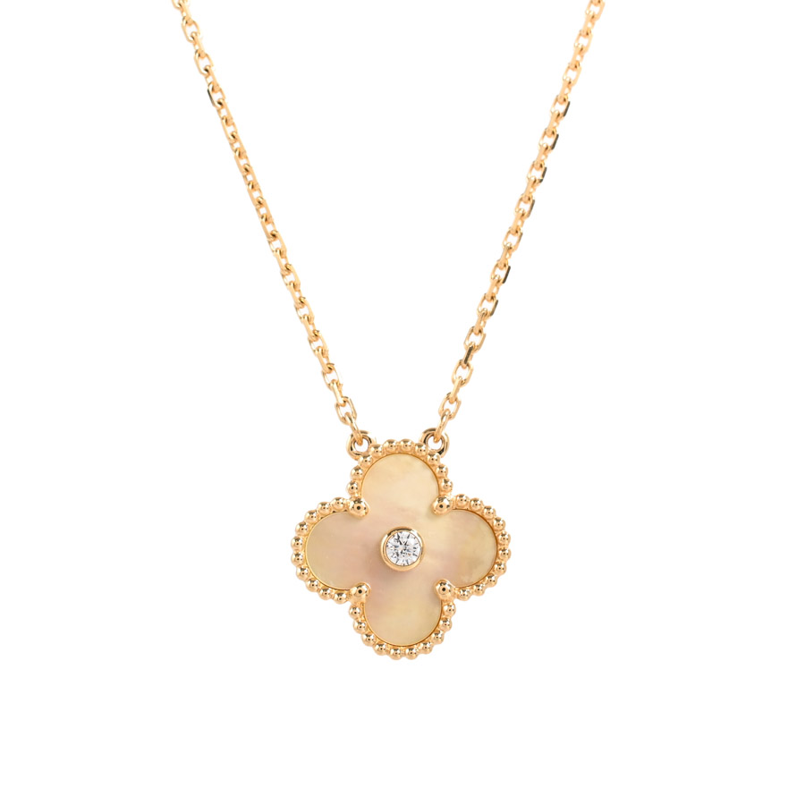 【中古A品】  ヴァンクリーフアーペル ヴィンテージアルハンブラ  VCARP2R700 K18イエローゴールド 銀座