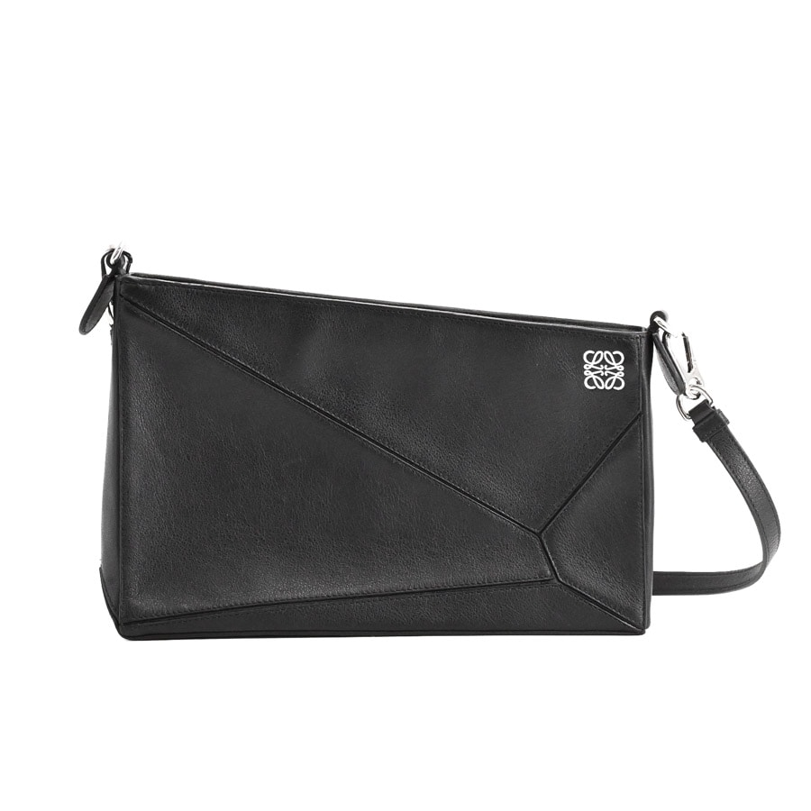 【中古A品】  ロエベ パズルポーチ   カーフ 元町本店