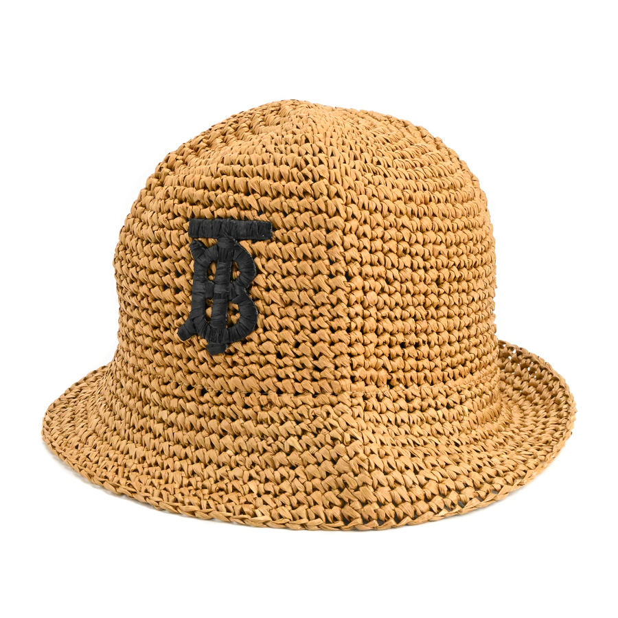 【中古A品】  バーバリー バケットハット  8069216 ラフィア 元町本店