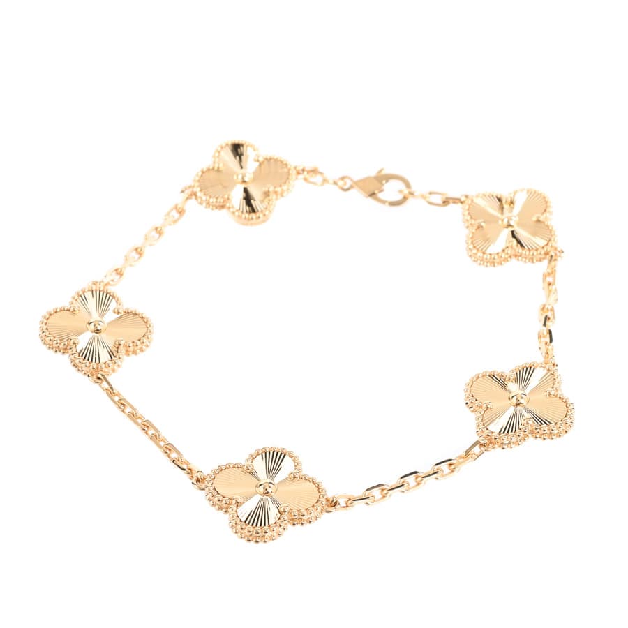 【未使用品】  ヴァンクリーフアーペル ヴィンテージアルハンブラ  VCARP3JK00 K18イエローゴールド 元町本店