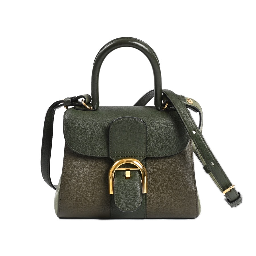 【中古A品】  デルヴォー ブリヨンミニ   型押しレザー 横浜関内店