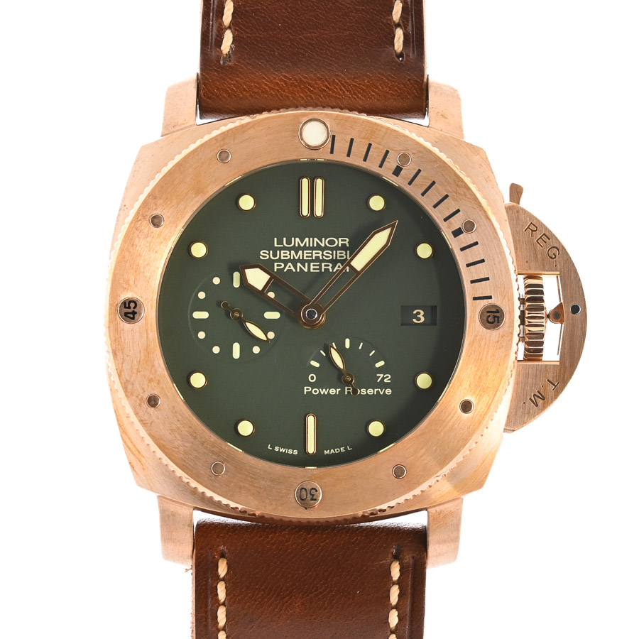 【中古A品】  パネライ サブマーシブル 1950 ブロンゾ  PAM00507 ブロンズ 元町本店