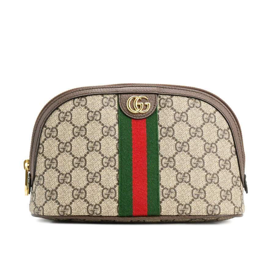 【中古SA品】  グッチ オフィディアラージコスメティックケース オフィディア 625551 GGスプリーム 横浜関内店