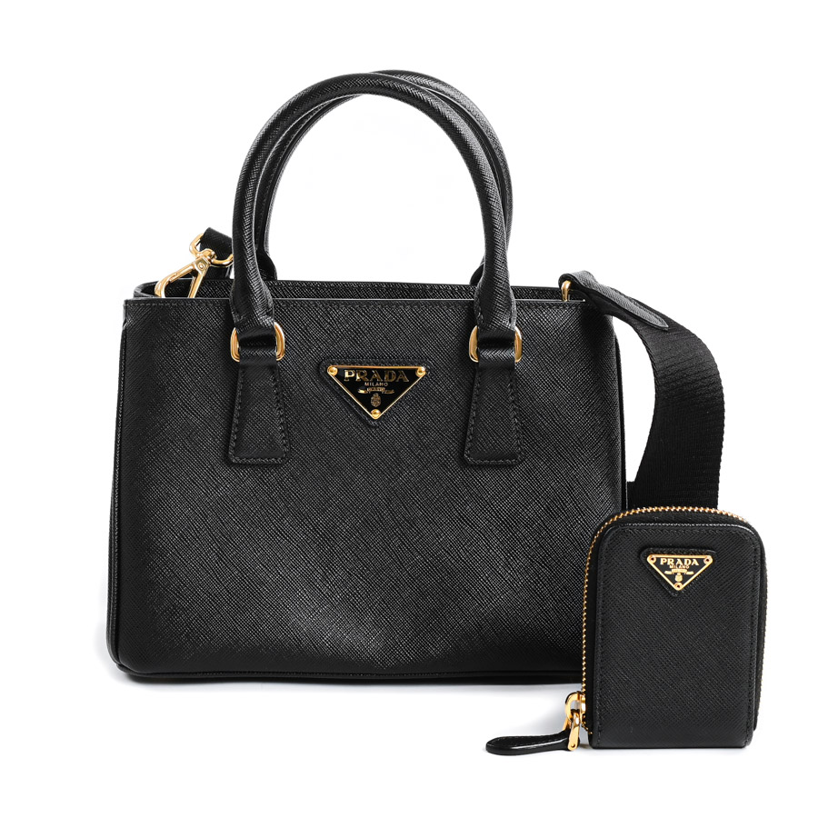 【中古A品】  プラダ ガレリア  1BA296 サフィアノ 元町本店