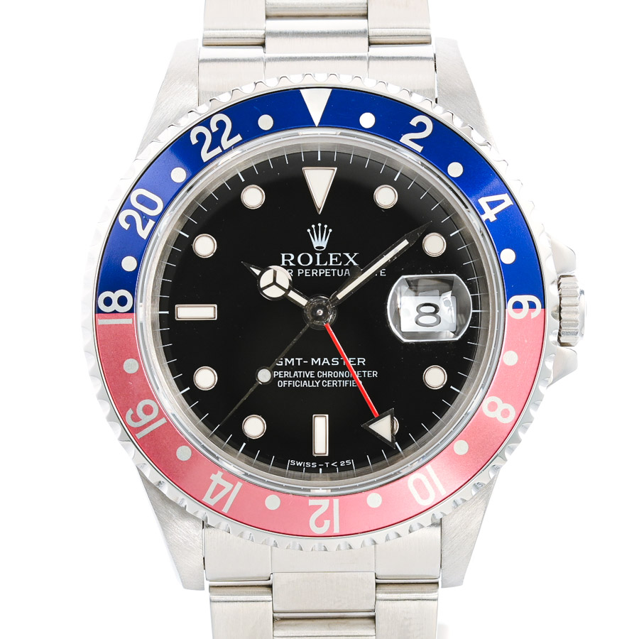 【中古B品】  ロレックス GMTマスター  16700BL/RD ステンレス 新宿歌舞伎町店