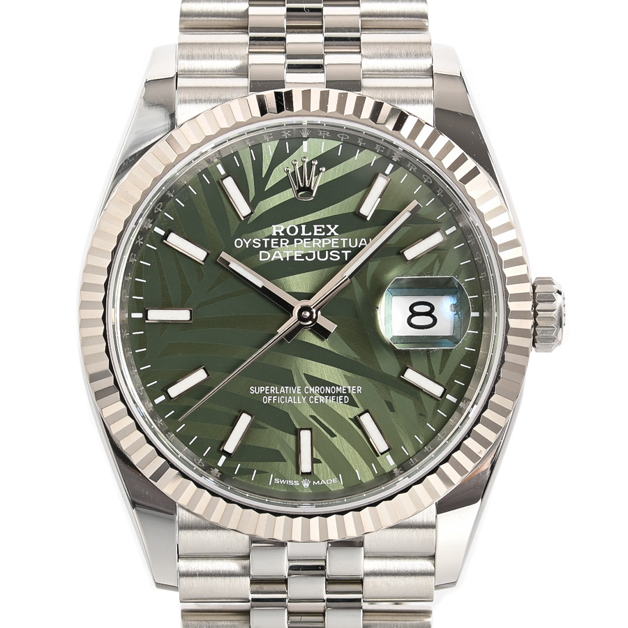 【中古A品】  ロレックス デイトジャスト36  126234/J ステンレス/ホワイトゴールド 銀座