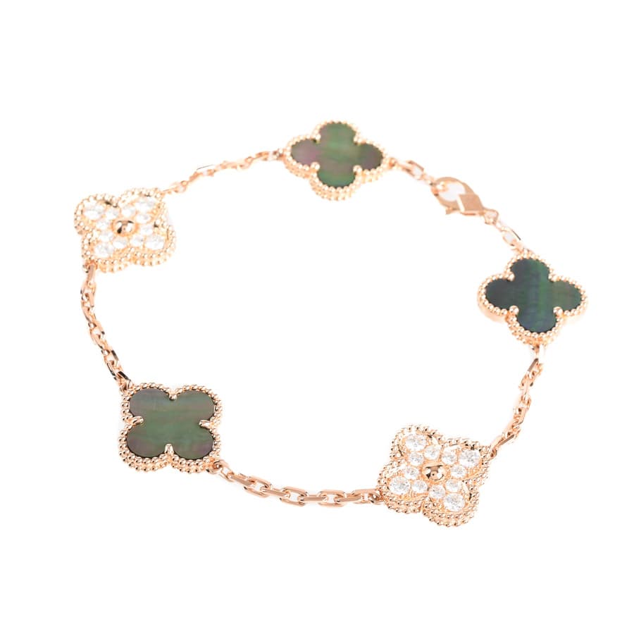 【中古A品】  ヴァンクリーフアーペル ヴィンテージアルハンブラ  VCARP2R100 K18ピンクゴールド 新宿歌舞伎町店