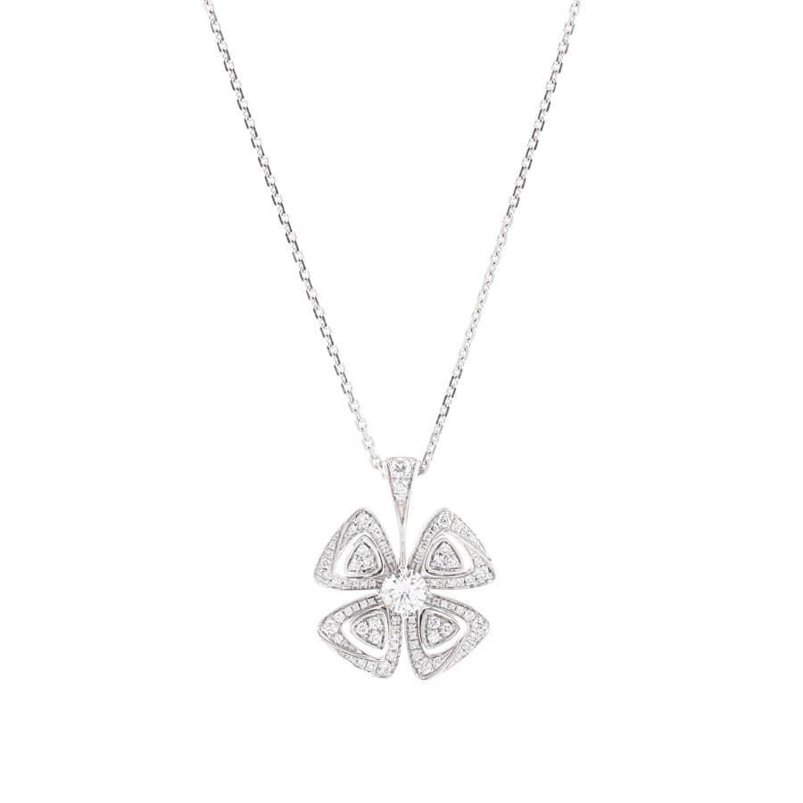 【中古A品】  ブルガリ フィオレヴァー  354496 K18ホワイトゴールド 銀座