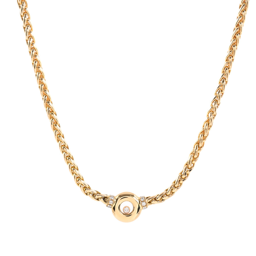 【中古A品】  ショパール ハッピーダイヤ  81/2515-20 K18イエローゴールド 元町本店