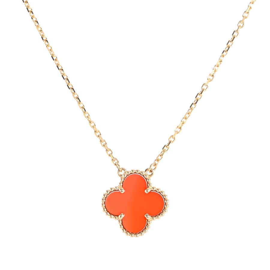 【中古A品】  ヴァンクリーフアーペル ヴィンテージアルハンブラ  VCARD38500 K18イエローゴールド 元町本店