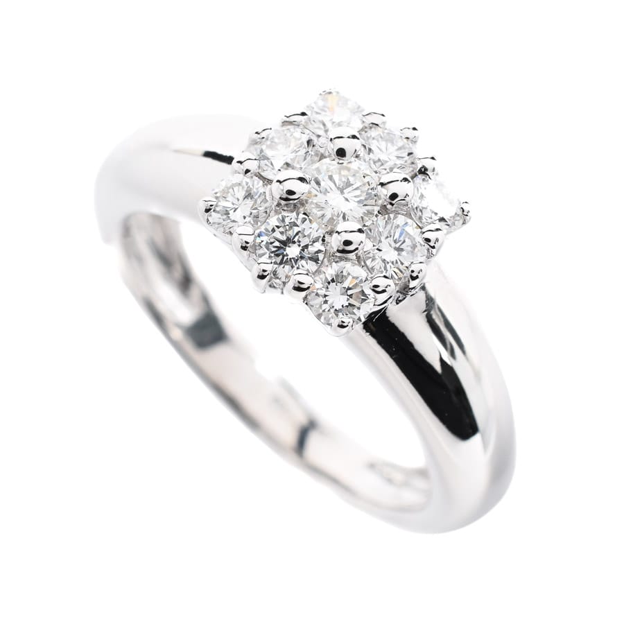 【中古A品】  ダミアーニ ダイヤ リング   K18ホワイトゴールド 横浜関内店