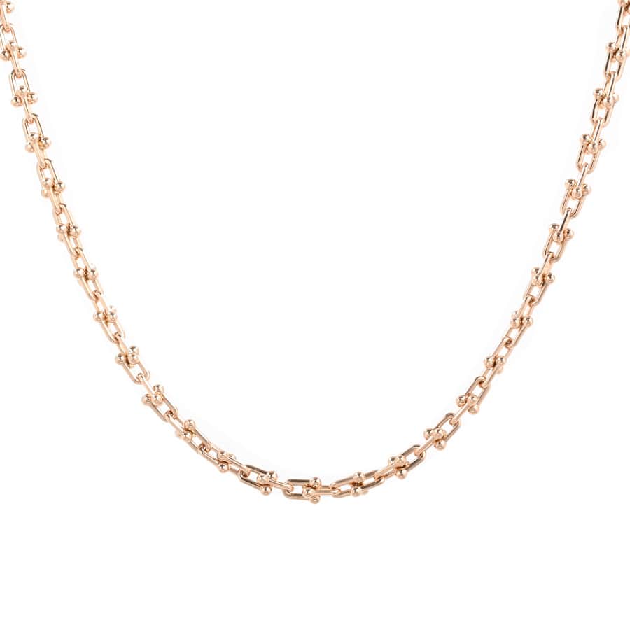 【中古A品】  ティファニー ハードウェア マイクロリンク   K18ピンクゴールド 元町本店