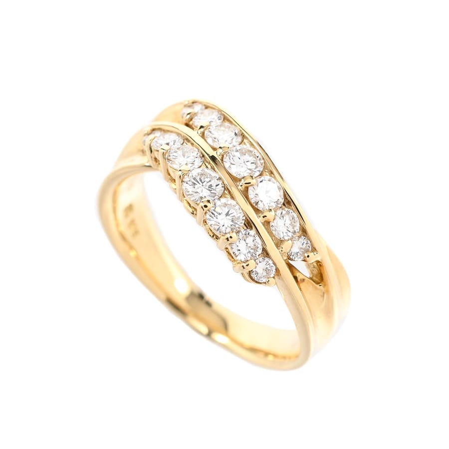 【中古A品】  モニッケンダム ダイヤ リング   K18イエローゴールド 元町本店