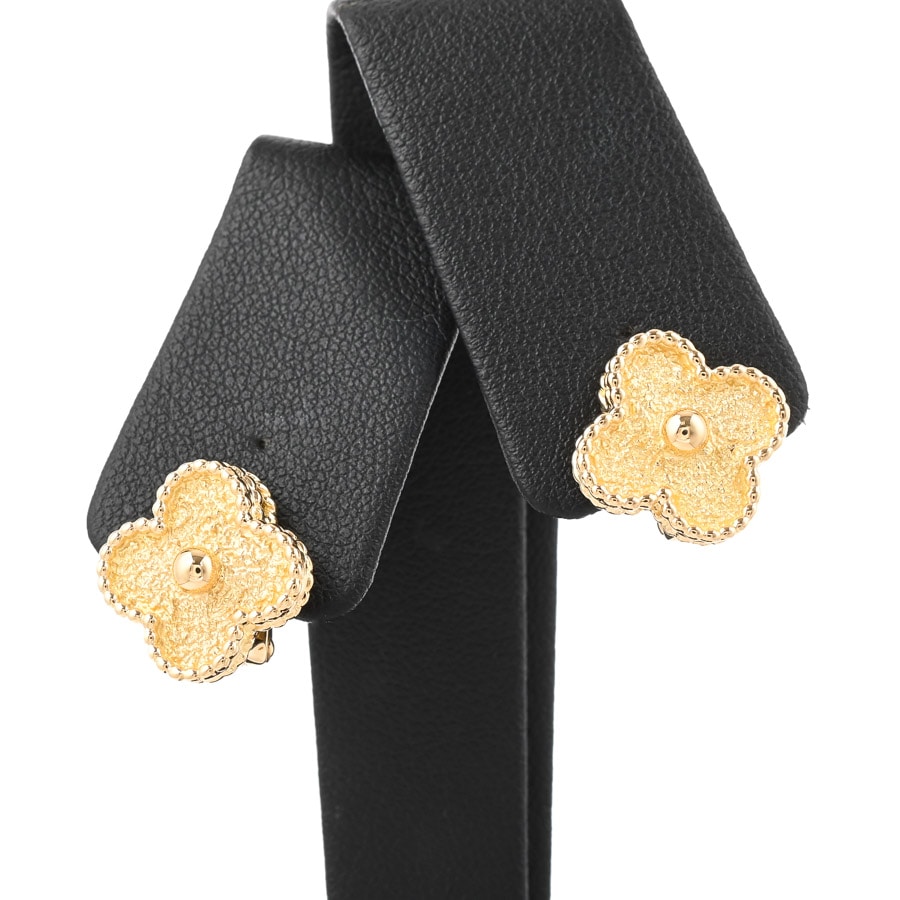 【中古A品】  ヴァンクリーフアーペル ヴィンテージアルハンブラ  VCARA44000 K18イエローゴールド THE YOKOHAMA FRONT