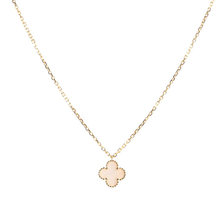 【中古A品】  ヴァンクリーフアーペル スウィートアルハンブラ  VCARF69100 K18イエローゴールド 元町本店