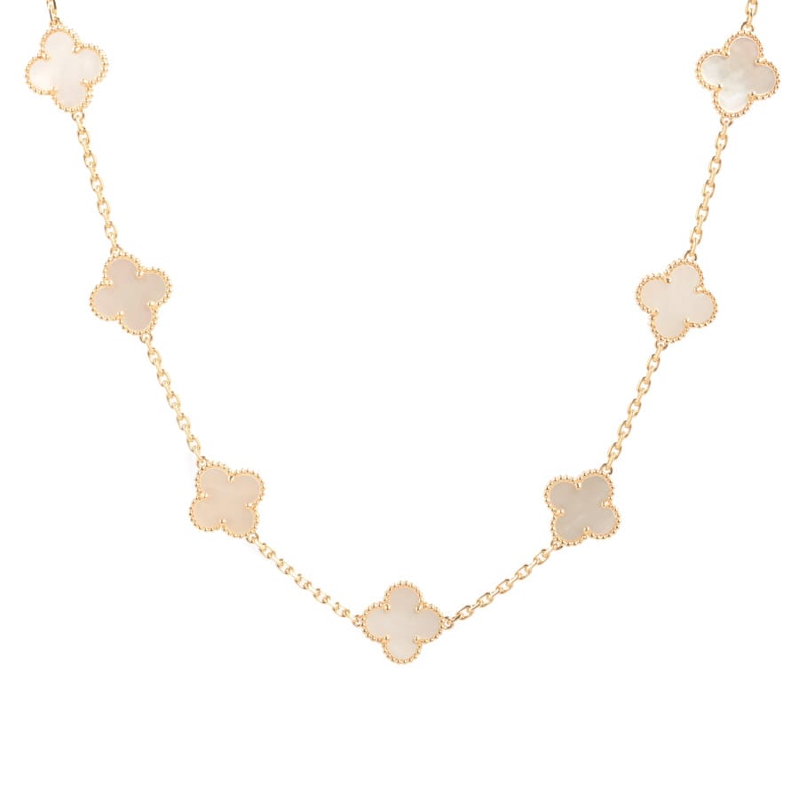 【中古A品】  ヴァンクリーフアーペル ヴィンテージアルハンブラ  VCARA42100 K18イエローゴールド 横浜関内店