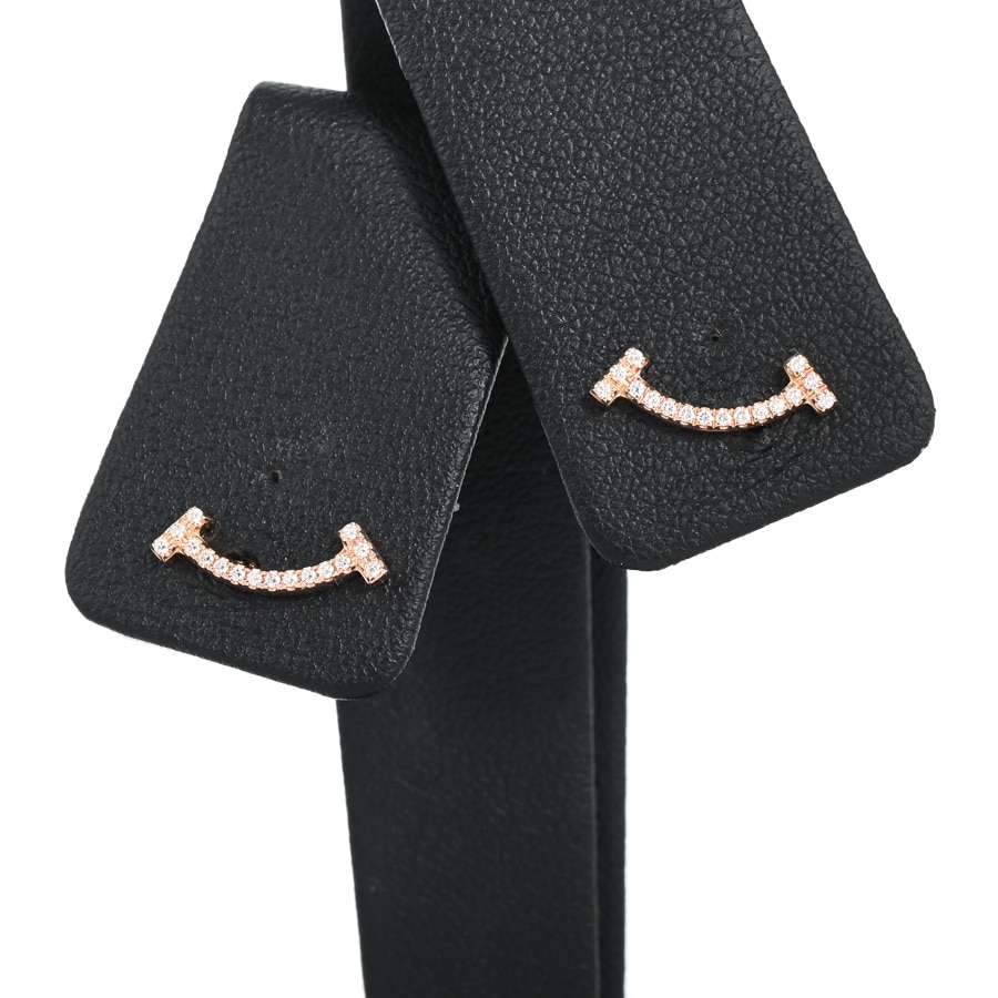 【中古A品】  ティファニー Tスマイル   K18ピンクゴールド 元町本店