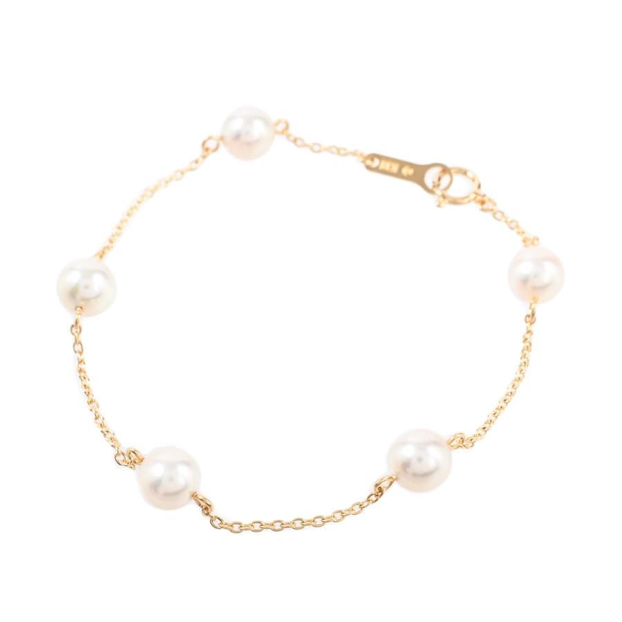 【中古A品】  タサキ パール ブレスレット   K18イエローゴールド 元町本店