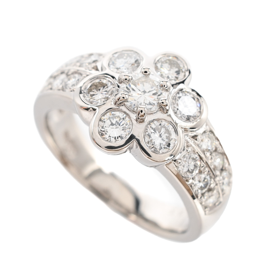 【中古A品】  ノンブランドジュエリー ダイヤ リング   プラチナ900 元町本店