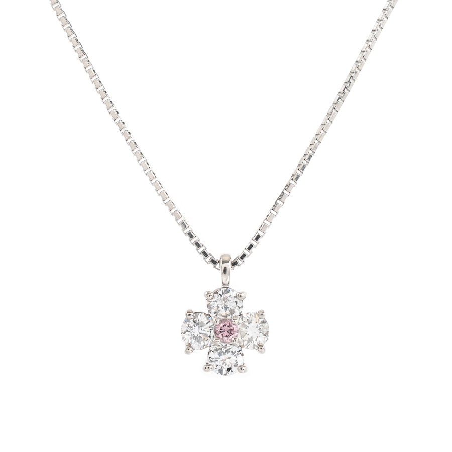 【中古A品】  ノンブランドジュエリー ダイヤ ネックレス   プラチナ900/850 元町本店