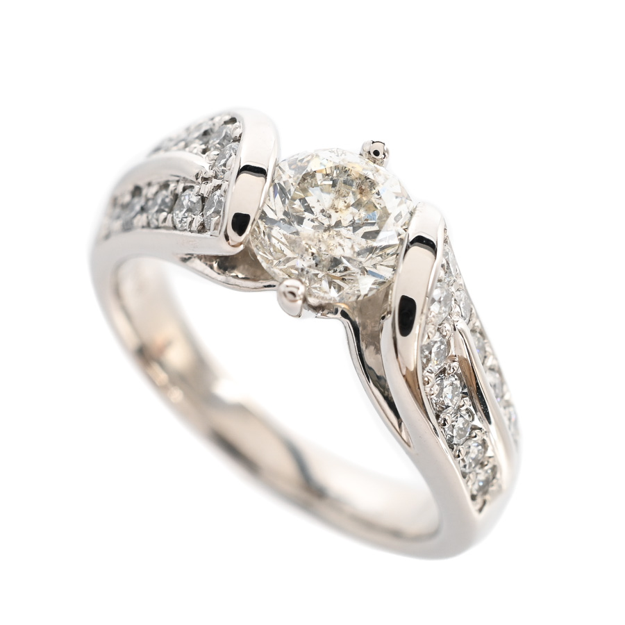 【中古A品】  ノンブランドジュエリー ダイヤ リング   プラチナ900 元町本店