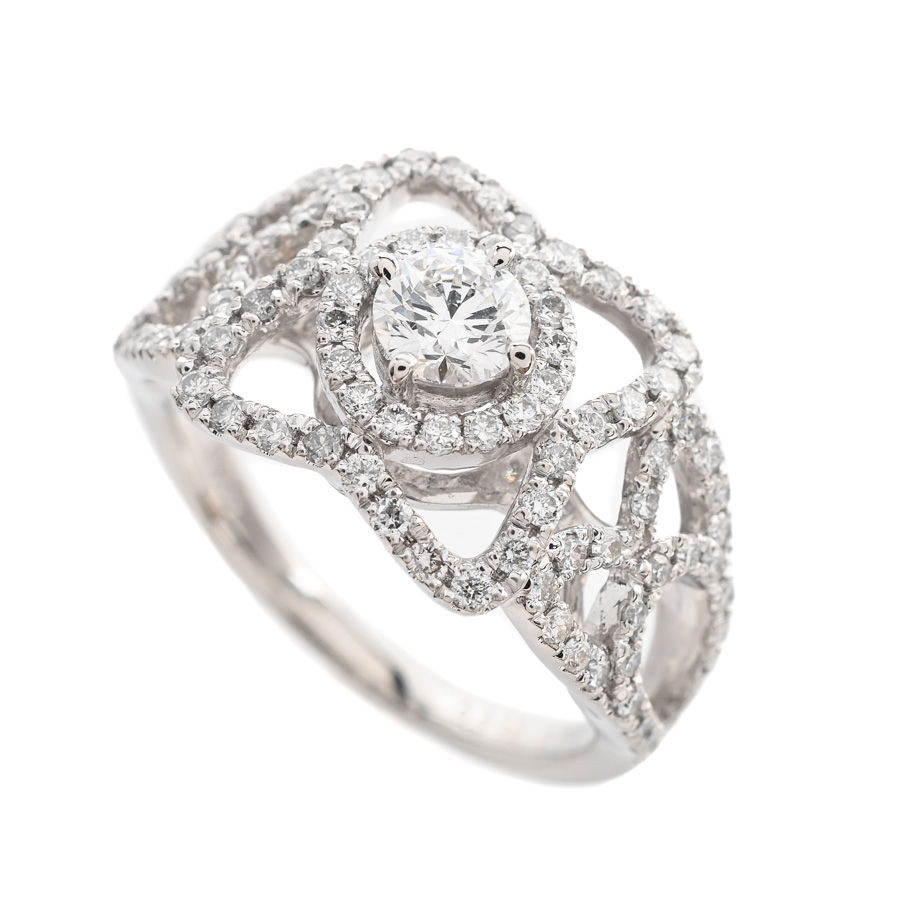 【中古A品】  ノンブランドジュエリー ダイヤ リング   プラチナ900 元町本店