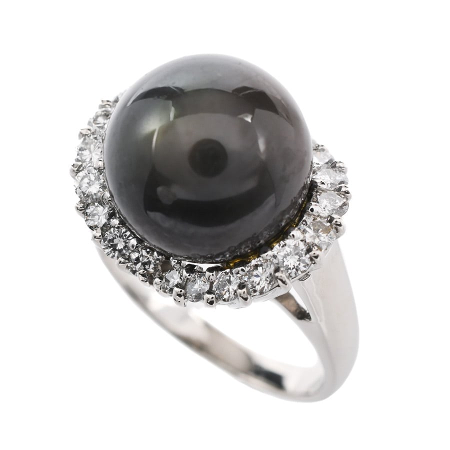 【中古A品】  ノンブランドジュエリー パール リング   プラチナ900 横浜関内店